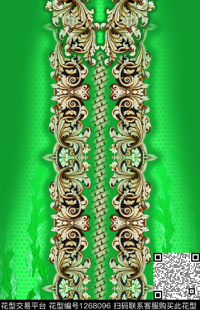 定位花连衣裙印度数码印花华亿平台下载（图片编号: 1268096） - 瓦栏（Walan）