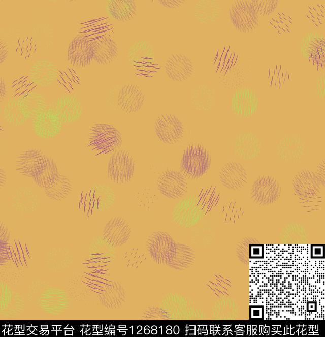 绘画几何抽象数码印花华亿平台下载（图片编号: 1268180） - 瓦栏（Walan）