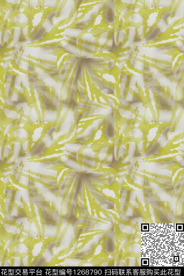 炫彩梦幻扎染风格男装休闲花卉数码印花华亿平台下载（图片编号: 1268790） - 瓦栏（Walan）