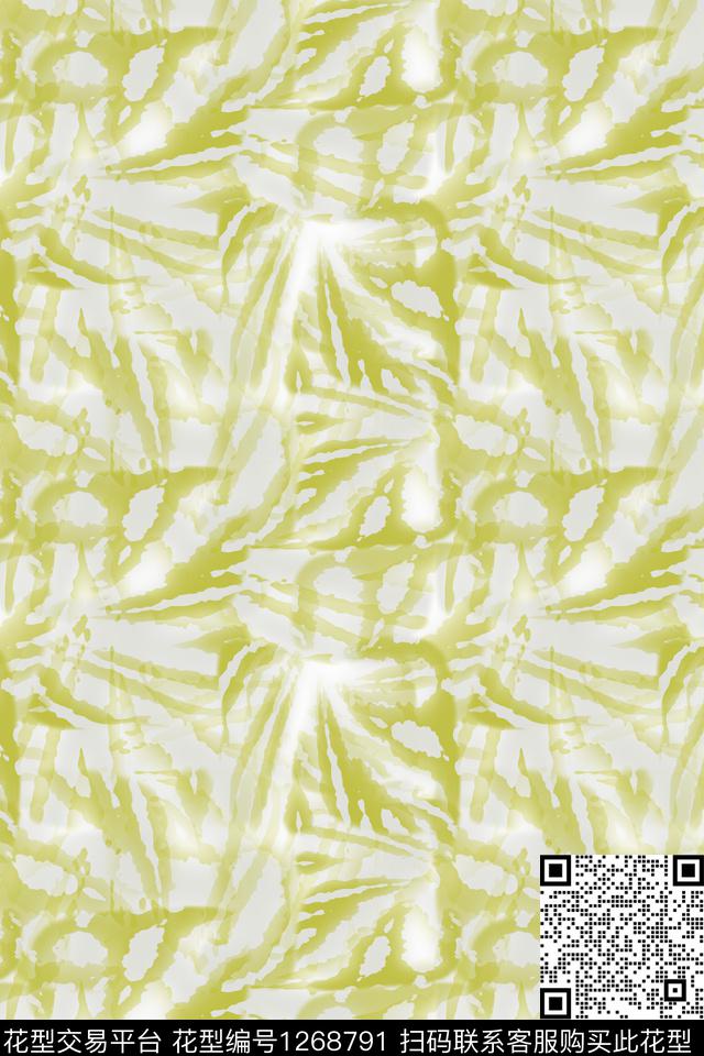 炫彩梦幻扎染风格男装休闲花卉数码印花华亿平台下载（图片编号: 1268791） - 瓦栏（Walan）