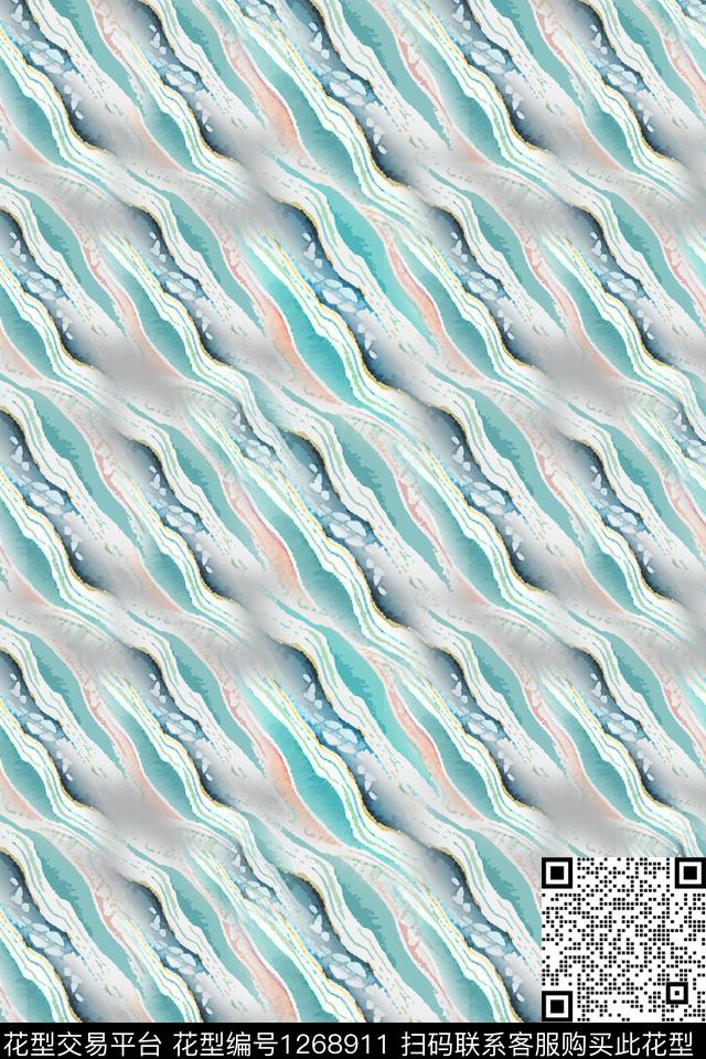 抽象条纹混搭艺术迷彩数码印花华亿平台下载（图片编号: 1268911） - 瓦栏（Walan）