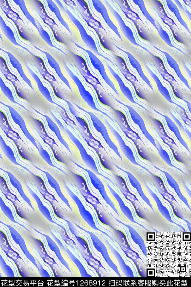 抽象条纹混搭艺术迷彩数码印花华亿平台下载（图片编号: 1268912） - 瓦栏（Walan）
