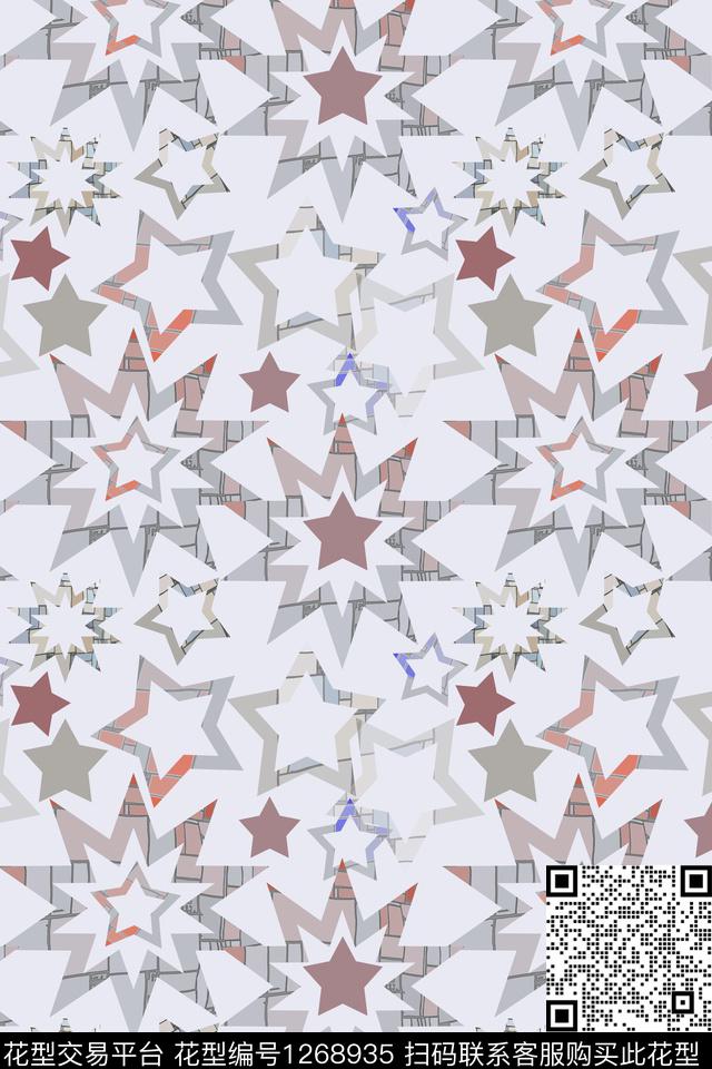 细碎星尘几何数码印花华亿平台下载（图片编号: 1268935） - 瓦栏（Walan）