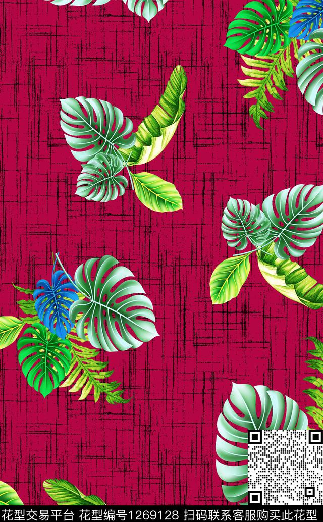 笔触数码华亿平台几何数码印花华亿平台下载（图片编号: 1269128） - 瓦栏（Walan）