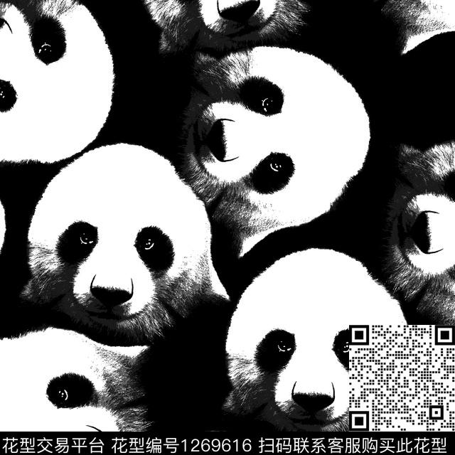 动物男装潮牌数码印花华亿平台下载（图片编号: 1269616） - 瓦栏（Walan）