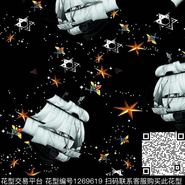 动物男装潮牌数码印花华亿平台下载（图片编号: 1269619） - 瓦栏（Walan）