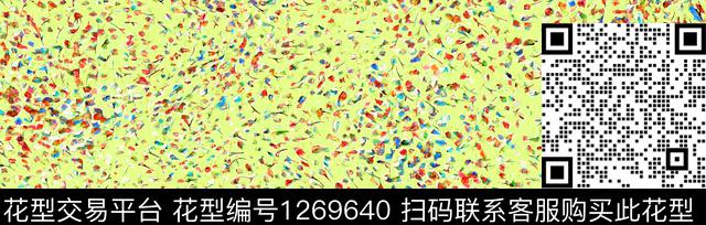 抽象手绘丙烯画数码印花华亿平台下载（图片编号: 1269640） - 瓦栏（Walan）