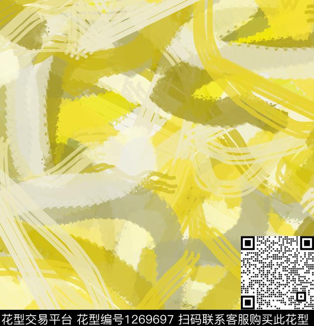 炫彩绘画几何数码印花华亿平台下载（图片编号: 1269697） - 瓦栏（Walan）