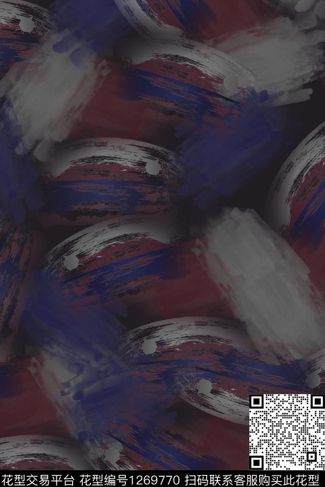 复古连衣裙花卉数码印花华亿平台下载（图片编号: 1269770） - 瓦栏（Walan）