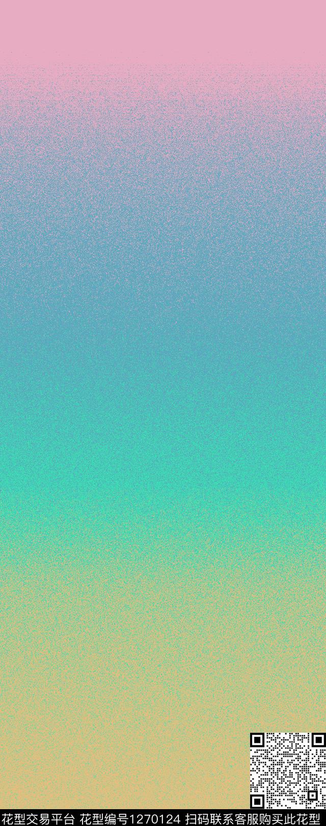 渐变炫彩波点传统印花华亿平台下载（图片编号: 1270124） - 瓦栏（Walan）