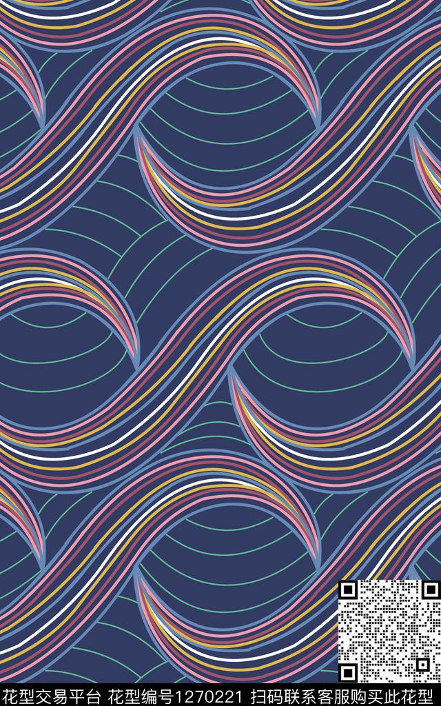 几何女装男装传统印花华亿平台下载（图片编号: 1270221） - 瓦栏（Walan）