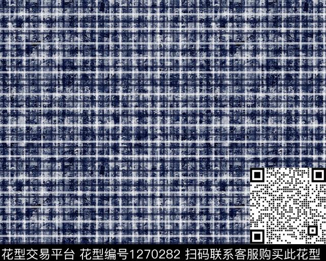 数码华亿平台格子单色数码印花华亿平台下载（图片编号: 1270282） - 瓦栏（Walan）
