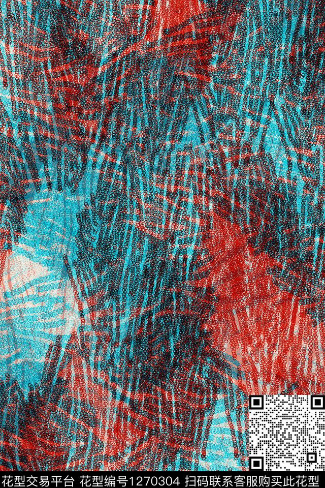 纹理抽象男装大牌风传统印花华亿平台下载（图片编号: 1270304） - 瓦栏（Walan）