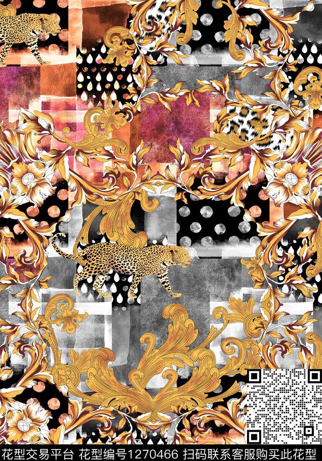 奢华女装数码华亿平台数码印花华亿平台下载（图片编号: 1270466） - 瓦栏（Walan）