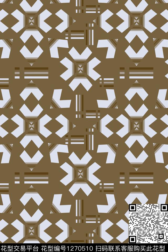 男装休闲花卉奢华游牧几何数码印花华亿平台下载（图片编号: 1270510） - 瓦栏（Walan）