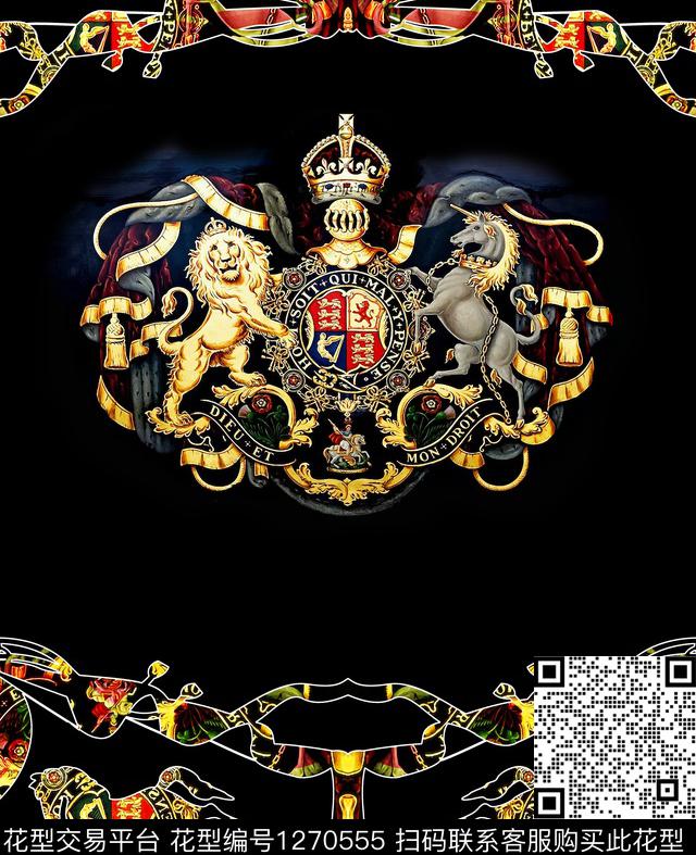 定位花男装大牌风数码印花华亿平台下载（图片编号: 1270555） - 瓦栏（Walan）