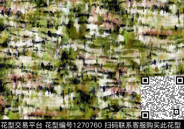 肌理抽象手绘数码印花华亿平台下载（图片编号: 1270760） - 瓦栏（Walan）