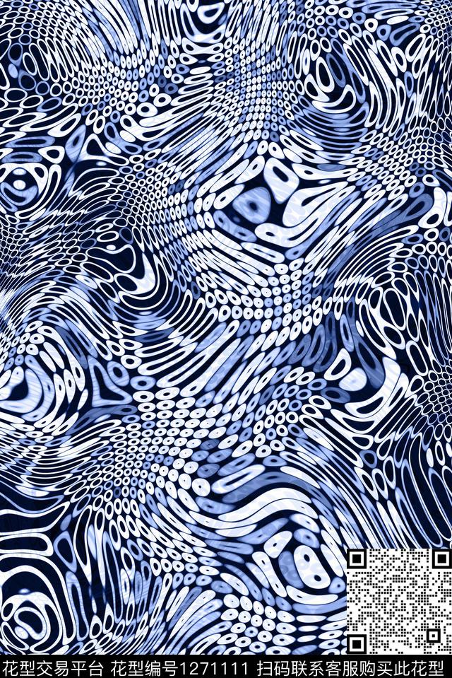 迷彩几何肌理数码印花华亿平台下载（图片编号: 1271111） - 瓦栏（Walan）