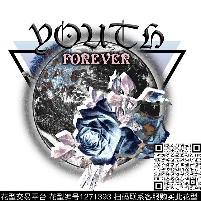 几何字母渐变数码印花华亿平台下载（图片编号: 1271393） - 瓦栏（Walan）