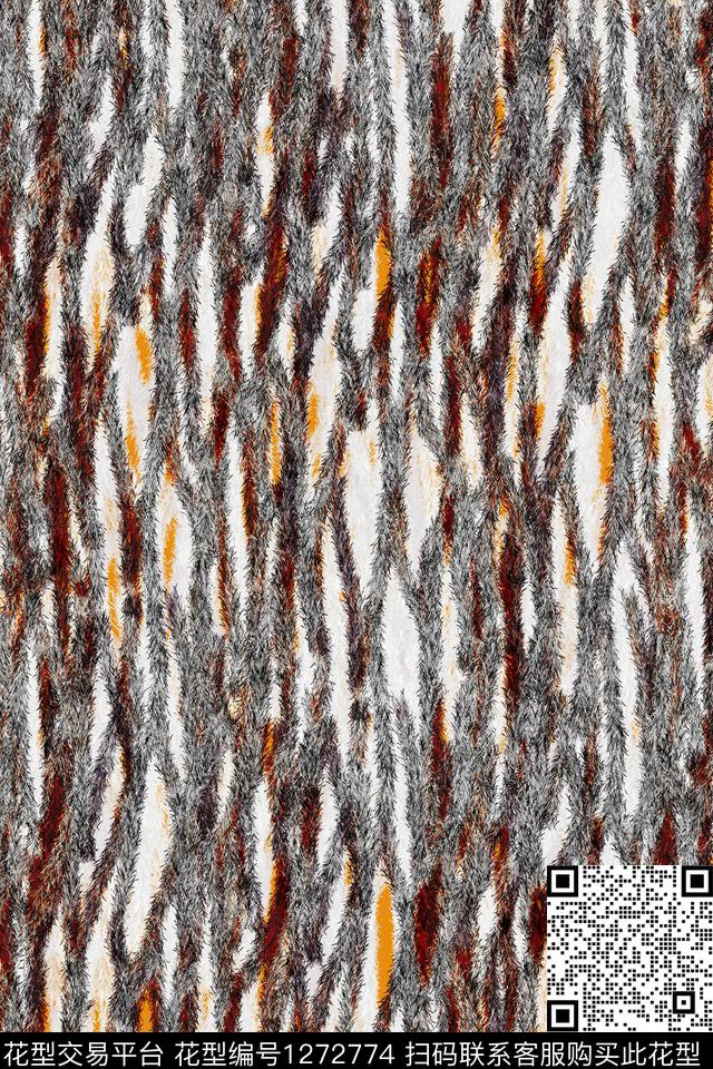 笔触斑马纹纹理数码印花华亿平台下载（图片编号: 1272774） - 瓦栏（Walan）