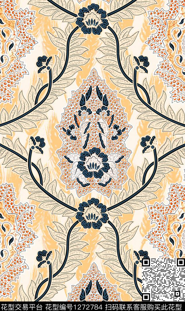 女装数码华亿平台几何数码印花华亿平台下载（图片编号: 1272784） - 瓦栏（Walan）