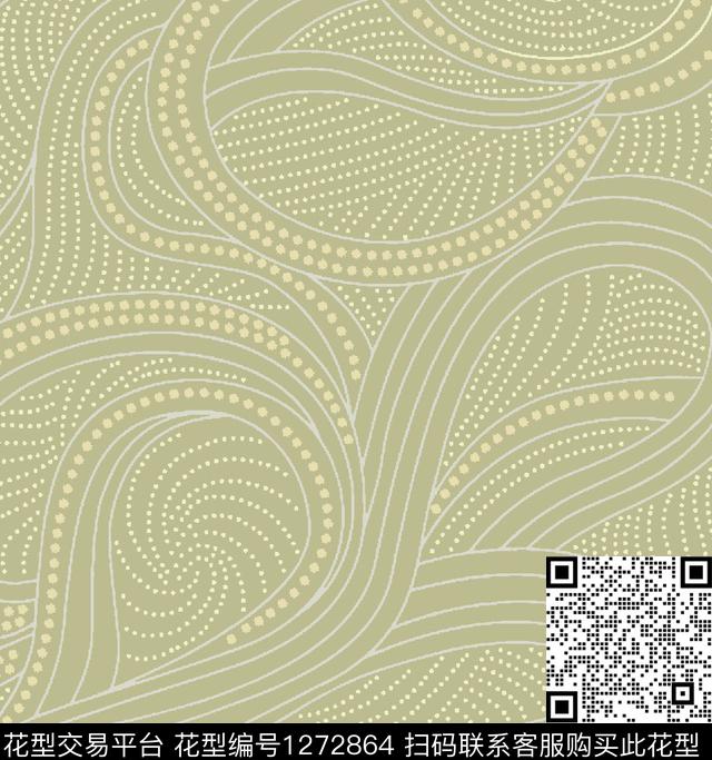 几何肌理抽象传统印花华亿平台下载（图片编号: 1272864） - 瓦栏（Walan）