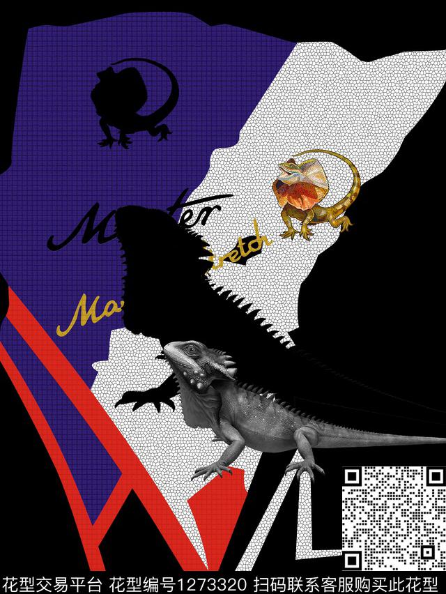 动物数码华亿平台男装数码印花华亿平台下载（图片编号: 1273320） - 瓦栏（Walan）