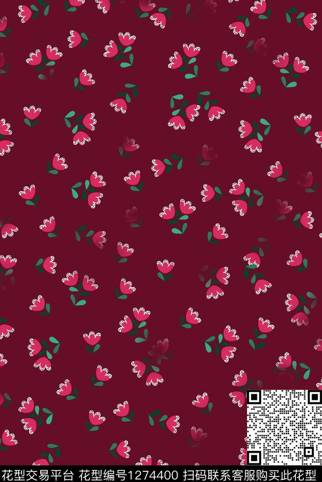 旗袍大牌风真丝数码印花华亿平台下载（图片编号: 1274400） - 瓦栏（Walan）