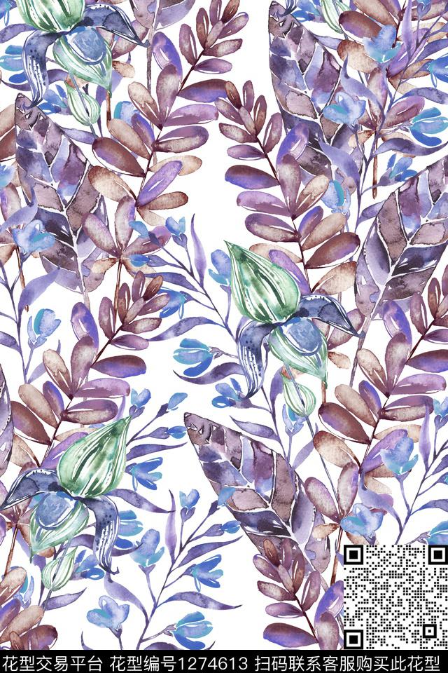 床品女装花卉数码印花华亿平台下载（图片编号: 1274613） - 瓦栏（Walan）