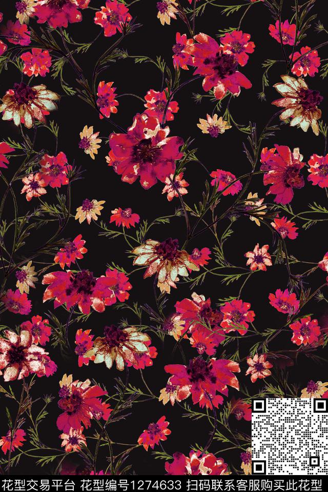 旗袍大牌风欧美数码印花华亿平台下载（图片编号: 1274633） - 瓦栏（Walan）