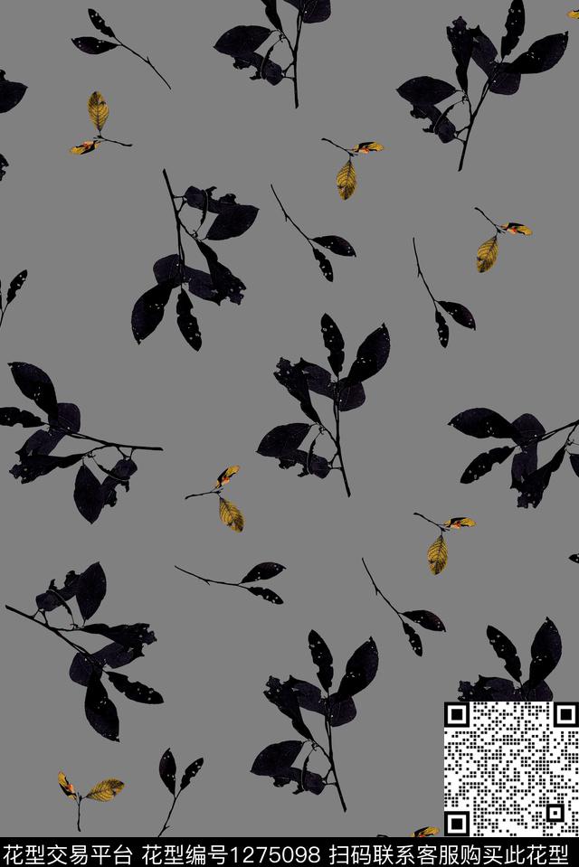 简约男装休闲风数码印花华亿平台下载（图片编号: 1275098） - 瓦栏（Walan）