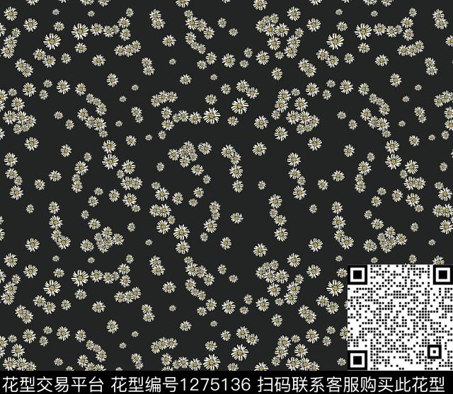 复古花卉小碎花传统印花华亿平台下载（图片编号: 1275136） - 瓦栏（Walan）