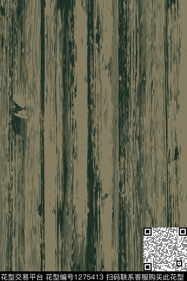 男装肌理木纹传统印花华亿平台下载（图片编号: 1275413） - 瓦栏（Walan）