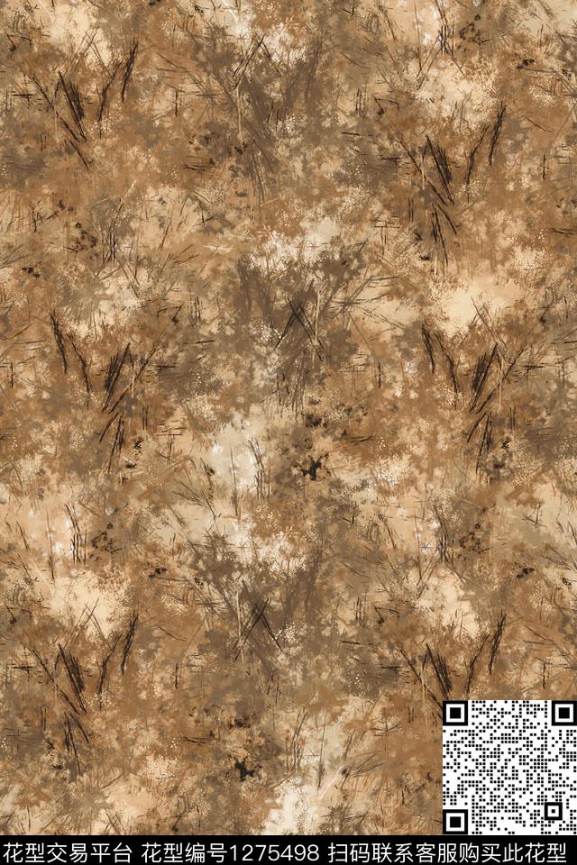 笔触运动服男装传统印花华亿平台下载（图片编号: 1275498） - 瓦栏（Walan）