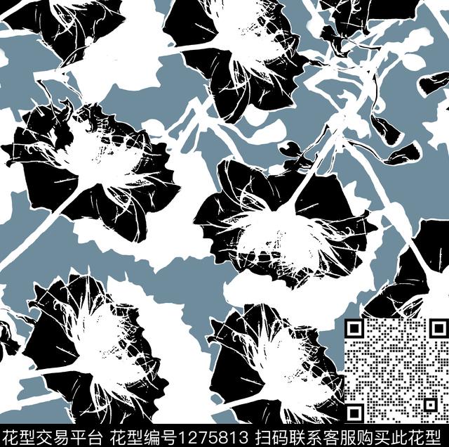 男装花卉大牌风传统印花华亿平台下载（图片编号: 1275813） - 瓦栏（Walan）