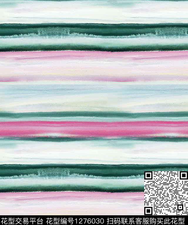 水彩条纹watercolor数码印花华亿平台下载（图片编号: 1276030） - 瓦栏（Walan）