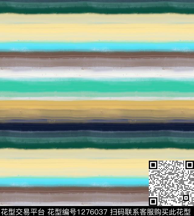 水彩条纹watercolor数码印花华亿平台下载（图片编号: 1276037） - 瓦栏（Walan）