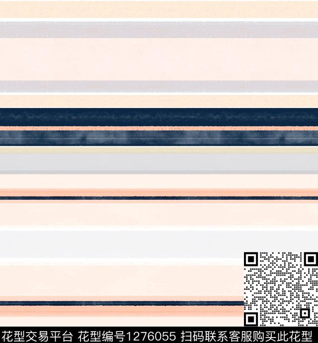 彩色条纹colorpattern传统印花华亿平台下载（图片编号: 1276055） - 瓦栏（Walan）