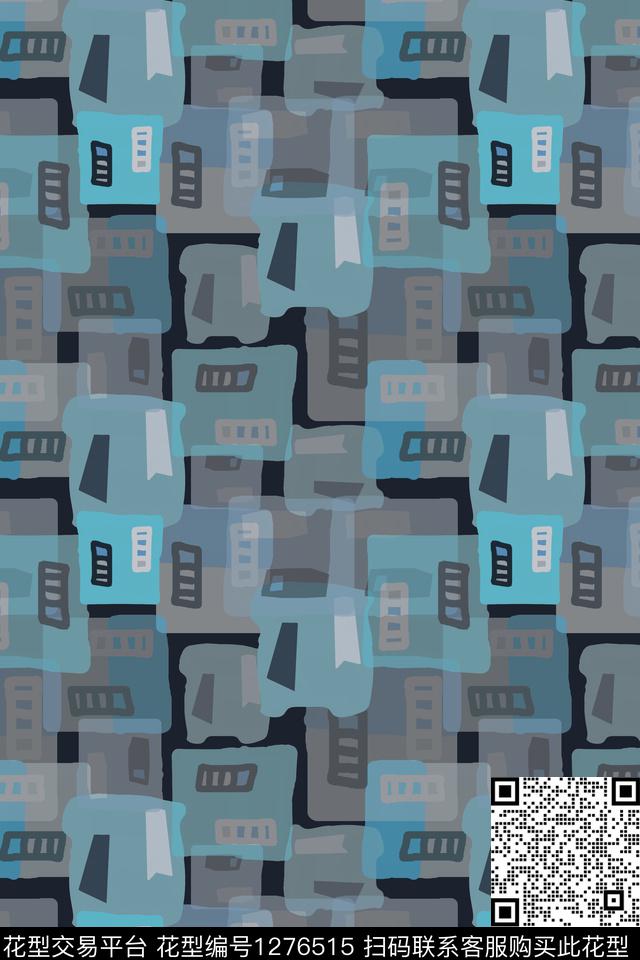 几何密铺几何手绘线条笔触传统印花华亿平台下载（图片编号: 1276515） - 瓦栏（Walan）