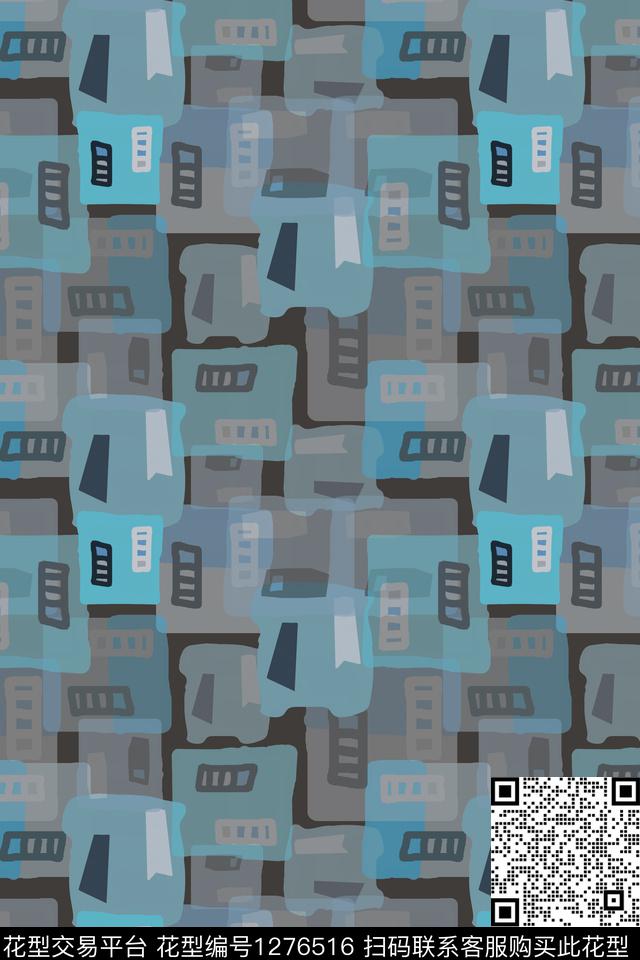 几何密铺几何手绘线条笔触传统印花华亿平台下载（图片编号: 1276516） - 瓦栏（Walan）