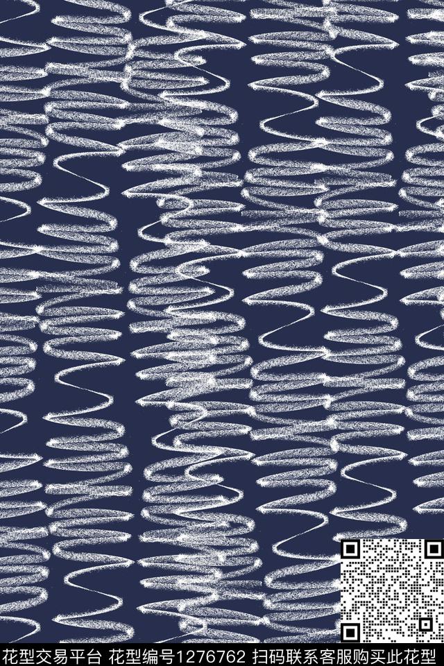 线条画笔触纹理传统印花华亿平台下载（图片编号: 1276762） - 瓦栏（Walan）