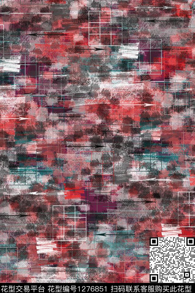 羽绒服纹理运动服数码印花华亿平台下载（图片编号: 1276851） - 瓦栏（Walan）