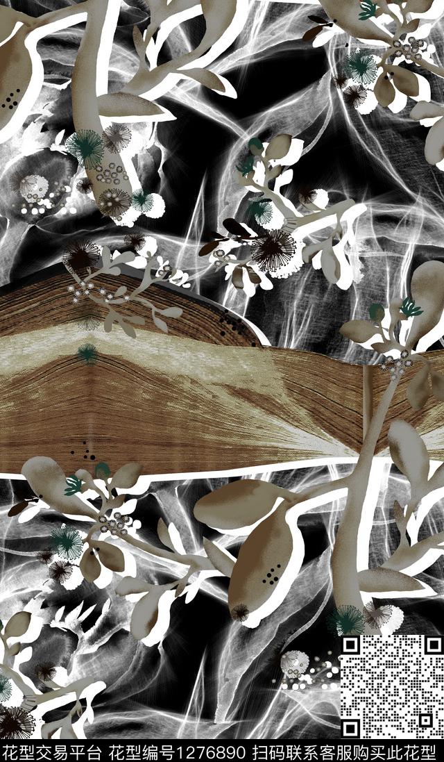 女装数码华亿平台花卉数码印花华亿平台下载（图片编号: 1276890） - 瓦栏（Walan）