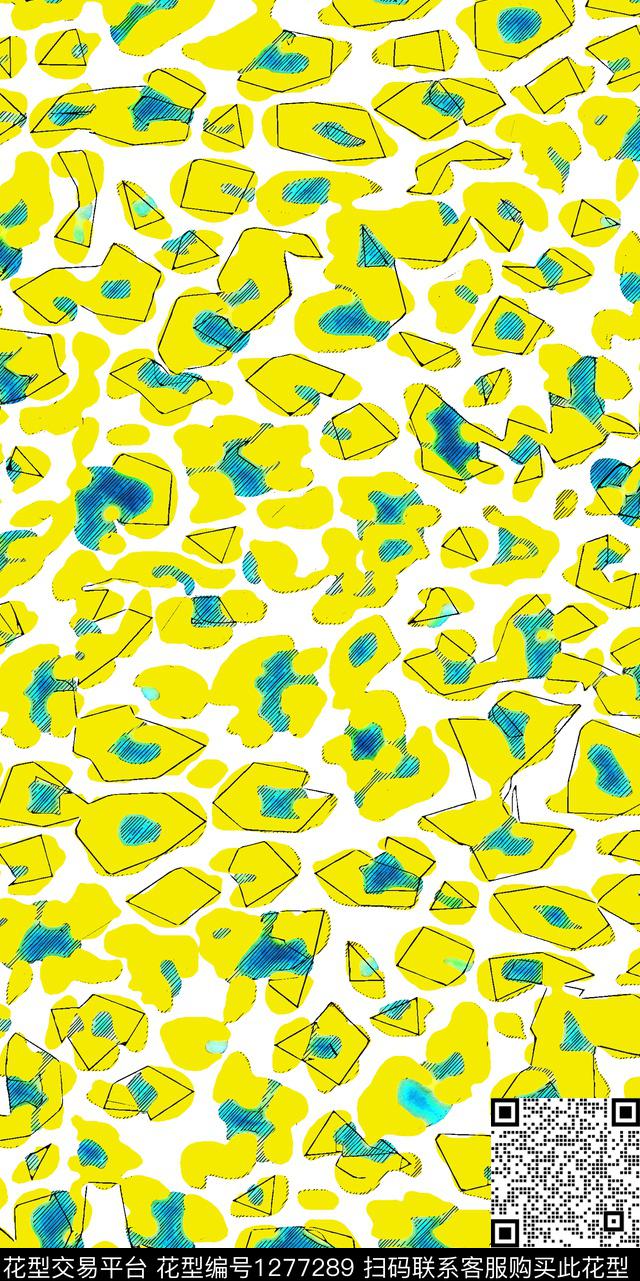 水彩手绘水彩B数码印花华亿平台下载（图片编号: 1277289） - 瓦栏（Walan）