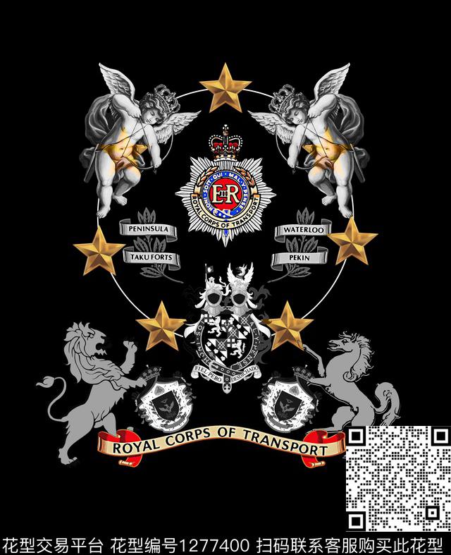 复古天使男装数码印花华亿平台下载（图片编号: 1277400） - 瓦栏（Walan）