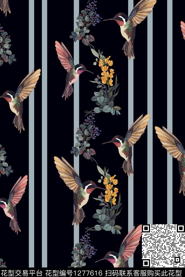 动物花卉花卉趣味数码印花华亿平台下载（图片编号: 1277616） - 瓦栏（Walan）