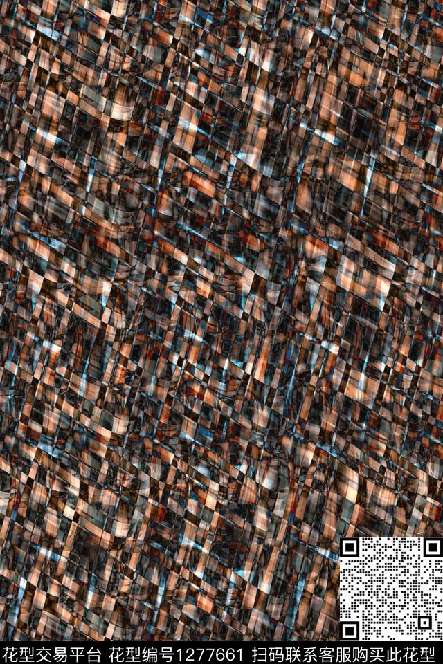 笔触蛇纹纹理数码印花华亿平台下载（图片编号: 1277661） - 瓦栏（Walan）