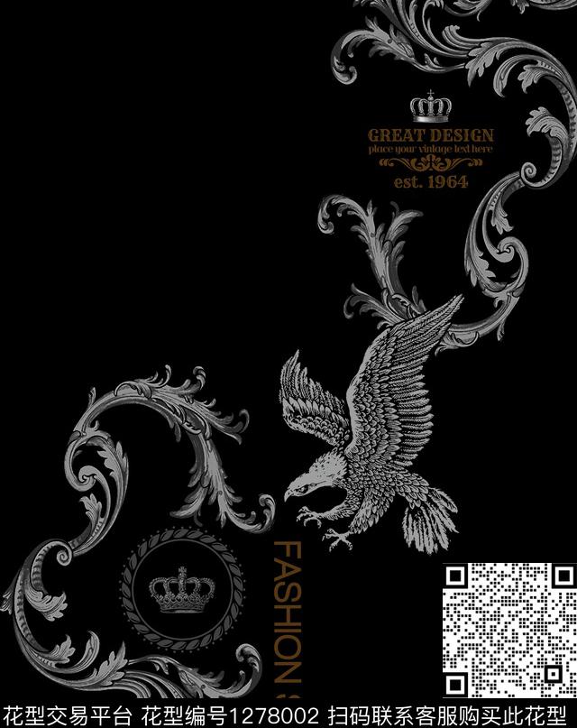 胸前独幅Fei-男装Fei-创意趣味传统印花华亿平台下载（图片编号: 1278002） - 瓦栏（Walan）