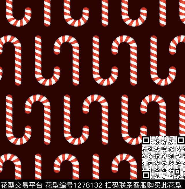 几何字母红棕色数码印花华亿平台下载（图片编号: 1278132） - 瓦栏（Walan）