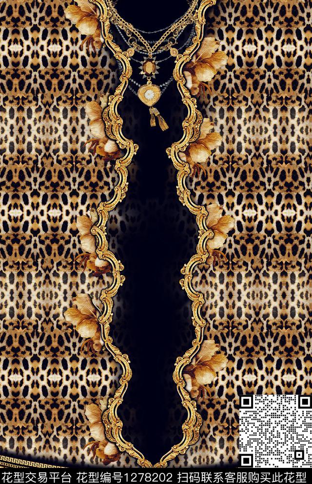 定位花女装连衣裙数码印花华亿平台下载（图片编号: 1278202） - 瓦栏（Walan）